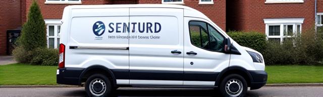 PetalBreeze HVAC service van in the local area